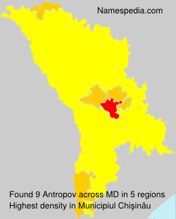 Surname Antropov in Moldova