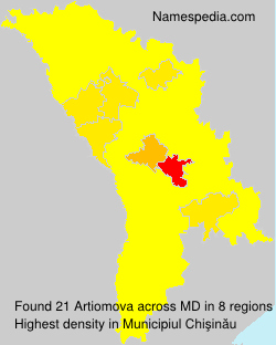 Surname Artiomova in Moldova