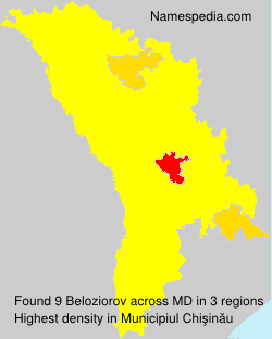 Surname Beloziorov in Moldova Surname Beloziorov in Moldova