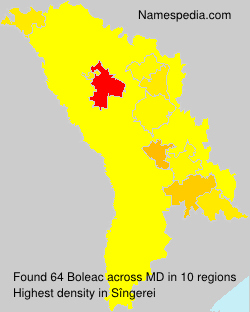Surname Boleac in Moldova