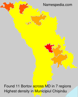 Surname Bortov in Moldova