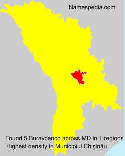 Surname Buravcenco in Moldova