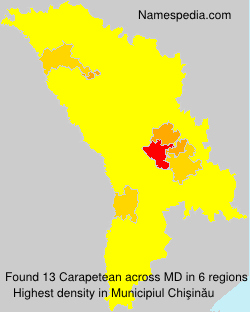 Surname Carapetean in Moldova
