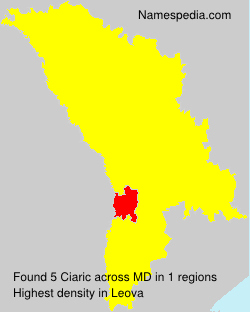 Surname Ciaric in Moldova