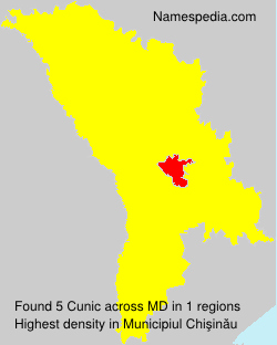 Surname Cunic in Moldova Surname Cunic in Moldova