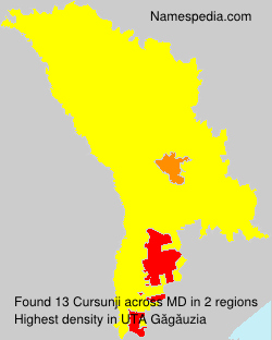 Surname Cursunji in Moldova