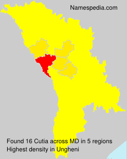 Surname Cutia in Moldova Surname Cutia in Moldova