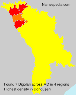 Surname Digolari in Moldova