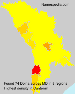 Surname Doina in Moldova
