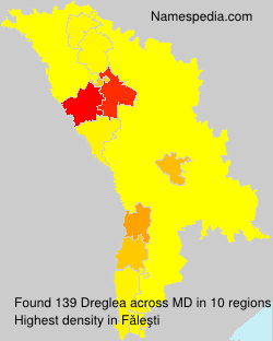 Surname Dreglea in Moldova