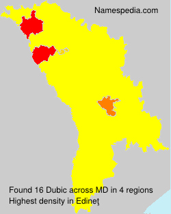Surname Dubic in Moldova