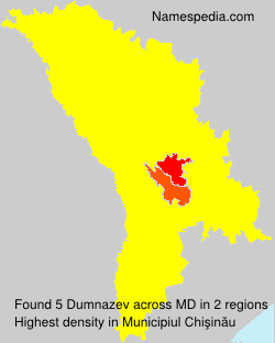 Surname Dumnazev in Moldova