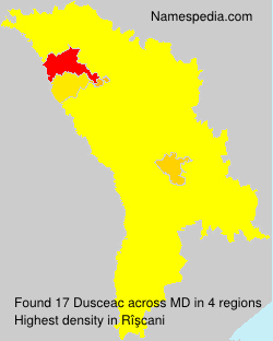 Surname Dusceac in Moldova