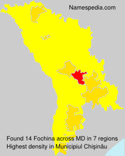 Surname Fochina in Moldova