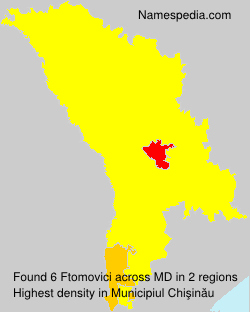 Surname Ftomovici in Moldova