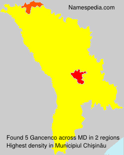 Surname Gancenco in Moldova
