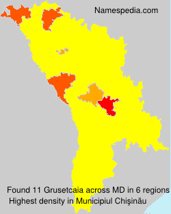Surname Grusetcaia in Moldova