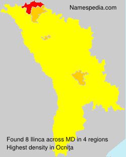 Surname Ilinca in Moldova