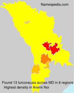 Surname Iurcovscaia in Moldova