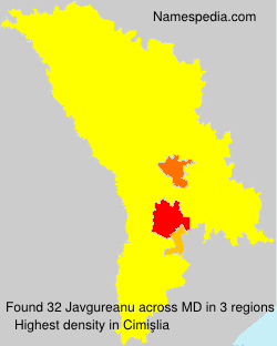 Surname Javgureanu in Moldova