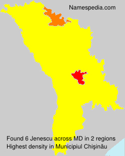 Surname Jenescu in Moldova