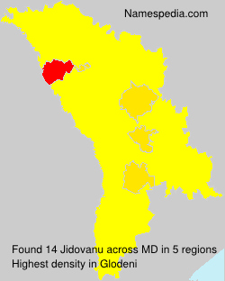 Surname Jidovanu in Moldova Surname Jidovanu in Moldova