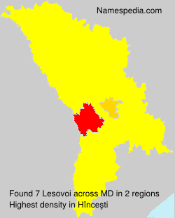 Surname Lesovoi in Moldova Surname Lesovoi in Moldova