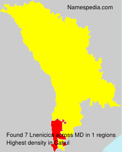 Surname Lnenicica in Moldova