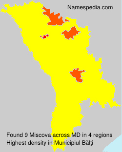 Surname Miscova in Moldova