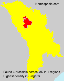 Surname Nichitisin in Moldova Surname Nichitisin in Moldova