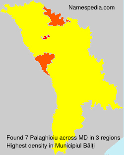 Surname Palaghioiu in Moldova