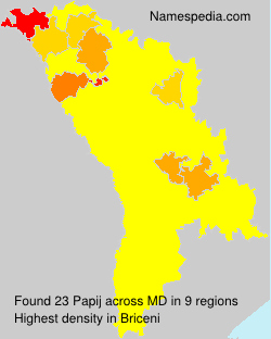 Surname Papij in Moldova