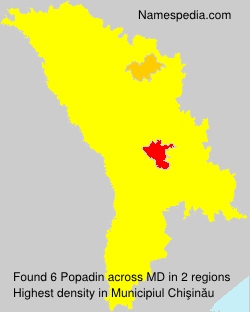 Surname Popadin in Moldova