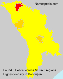 Surname Poscai in Moldova