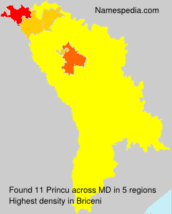 Surname Princu in Moldova