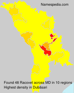 Surname Racovet in Moldova
