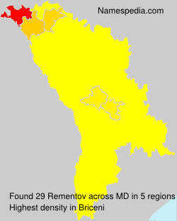 Surname Rementov in Moldova