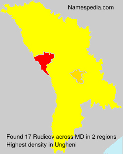 Surname Rudicov in Moldova