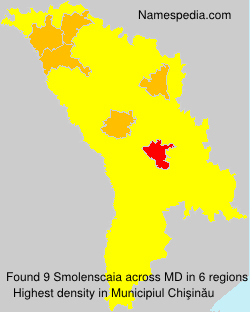 Surname Smolenscaia in Moldova