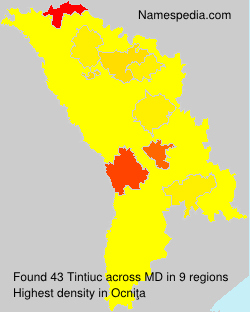 Surname Tintiuc in Moldova