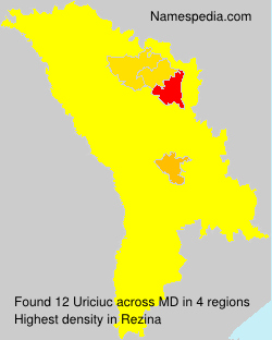Surname Uriciuc in Moldova