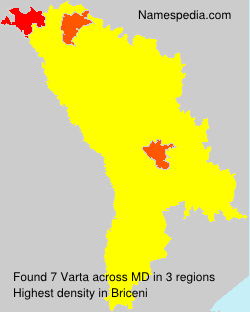 Surname Varta in Moldova
