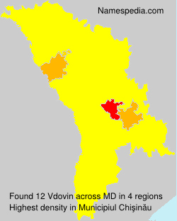 Surname Vdovin in Moldova