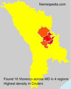 Surname Vtorenco in Moldova