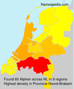 Surname Alphen in Netherlands