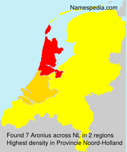 Surname Aronius in Netherlands