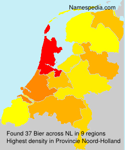 Surname Bier in Netherlands
