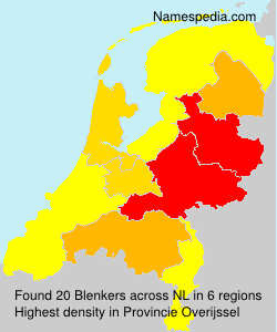 Surname Blenkers in Netherlands