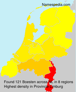 Surname Boesten in Netherlands
