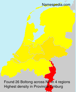 Surname Boltong in Netherlands Surname Boltong in Netherlands